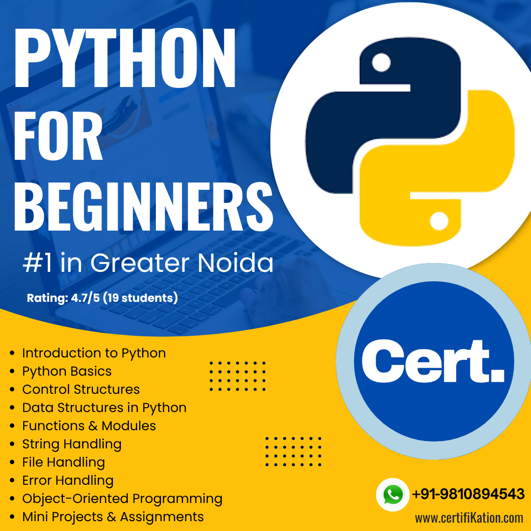 Python for Beginners by CertifiKation.