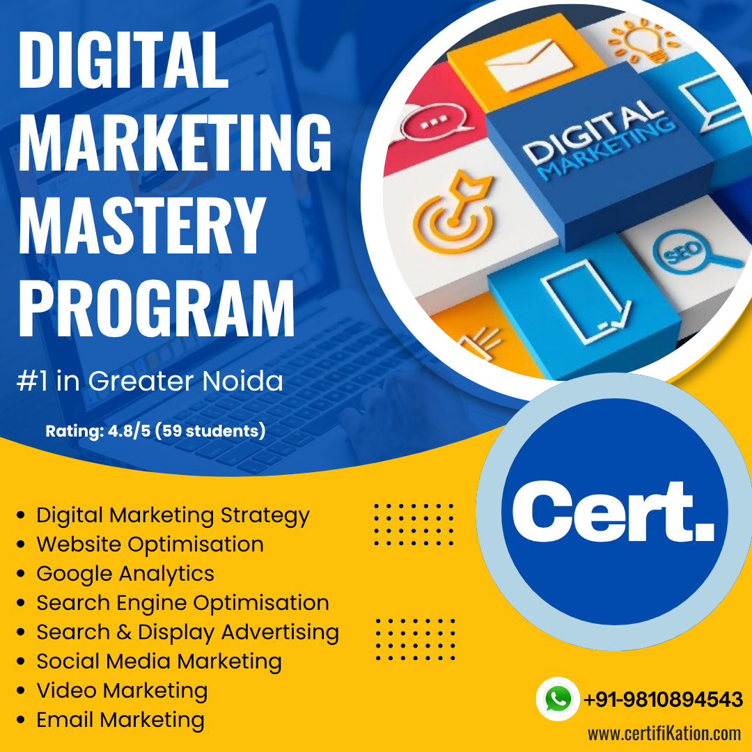 Digital Marketing Mastery Program by CertifiKation.
