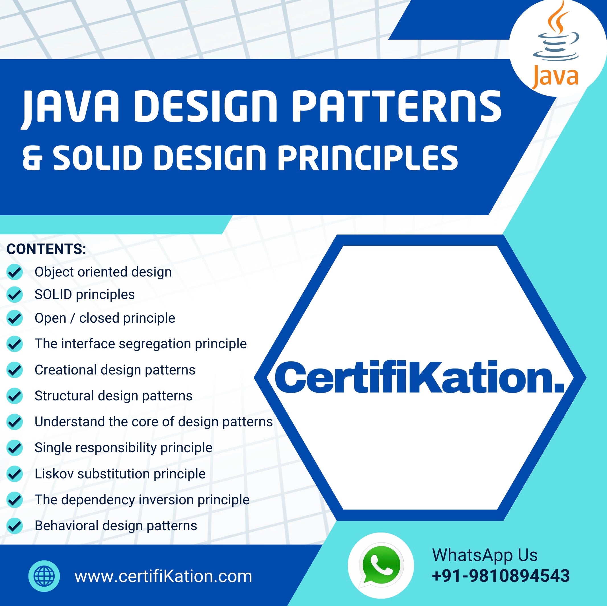 Java Design Patterns Masterclass by CertifiKation.