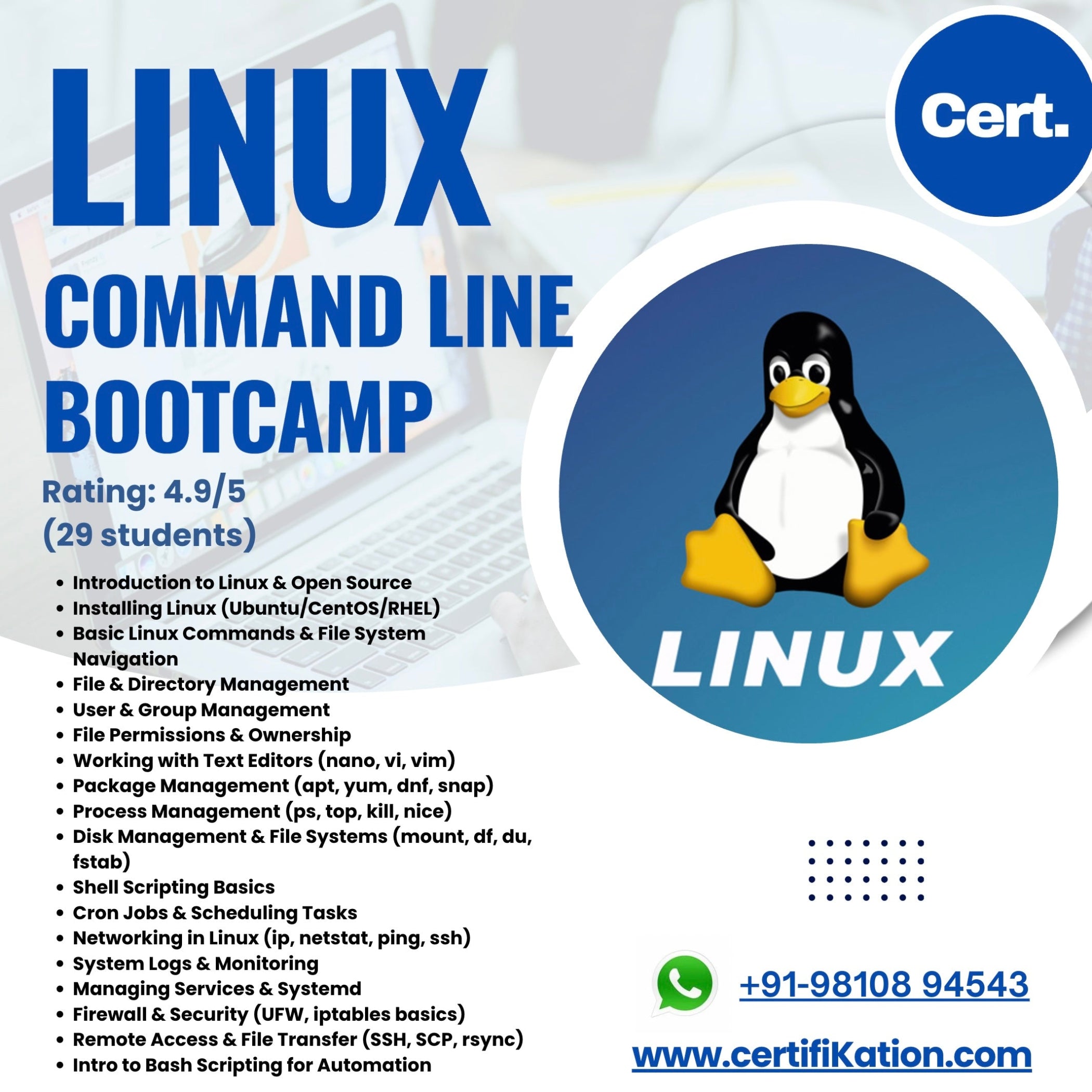 Linux - Command Line Bootcamp by CertifiKation.
